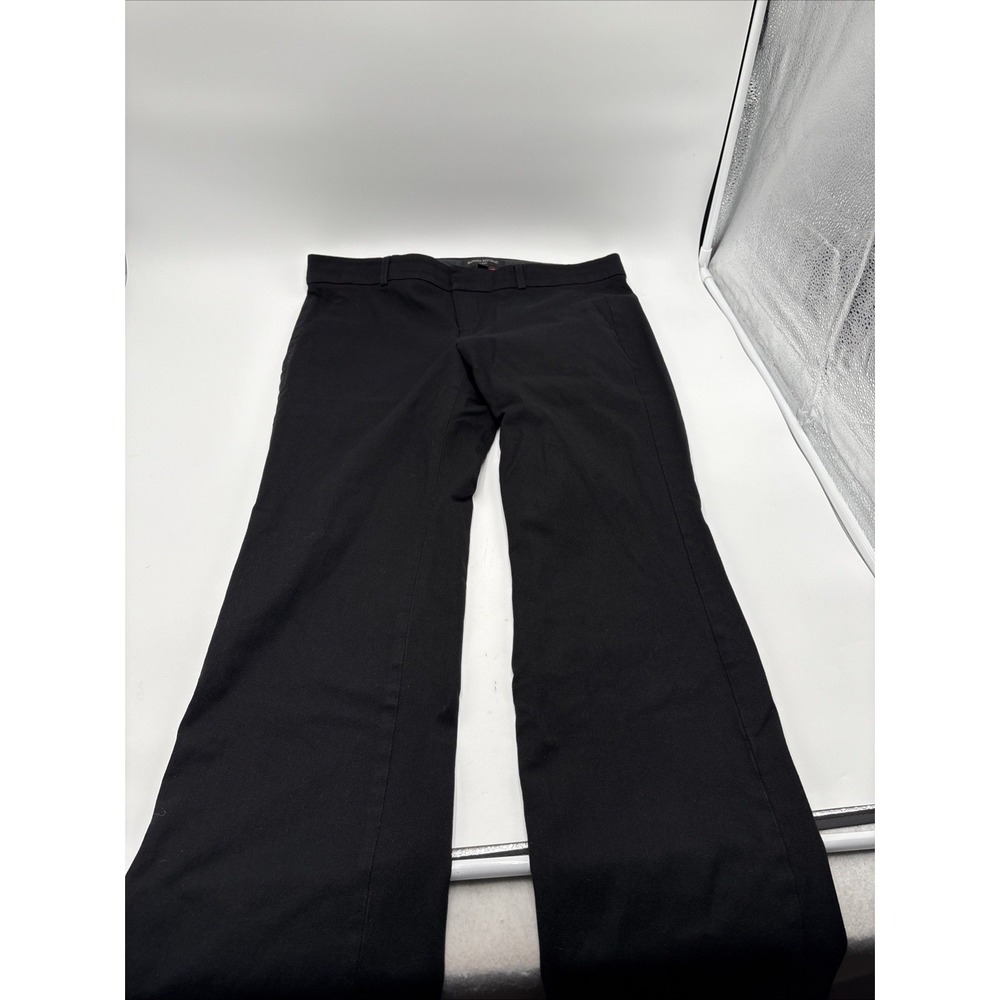 Banana Republic Sloan Womens Pants Size 12 Black 34W 28L 56% Viscose 39% Cot 5%S
